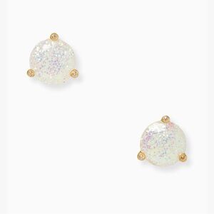 Kate Spade Rise and Shine Opal Glitter stud earrings